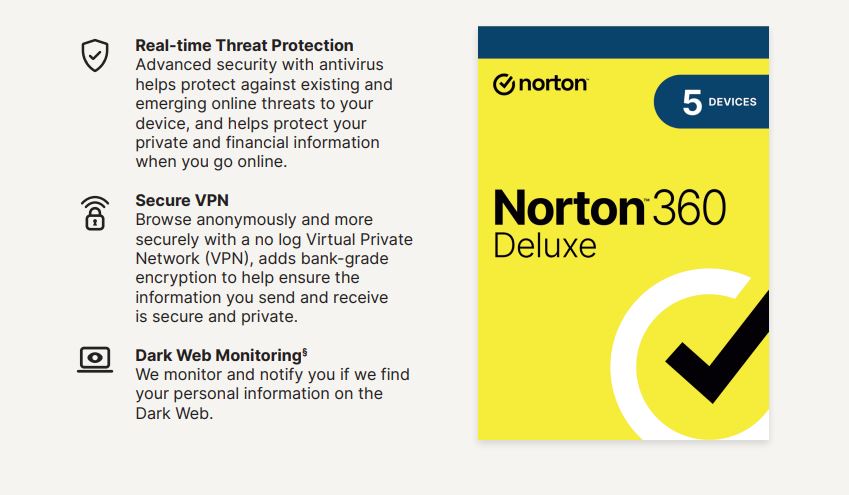 Norton 360 Deluxe 2024, Antivirus software for 5 Devices-1