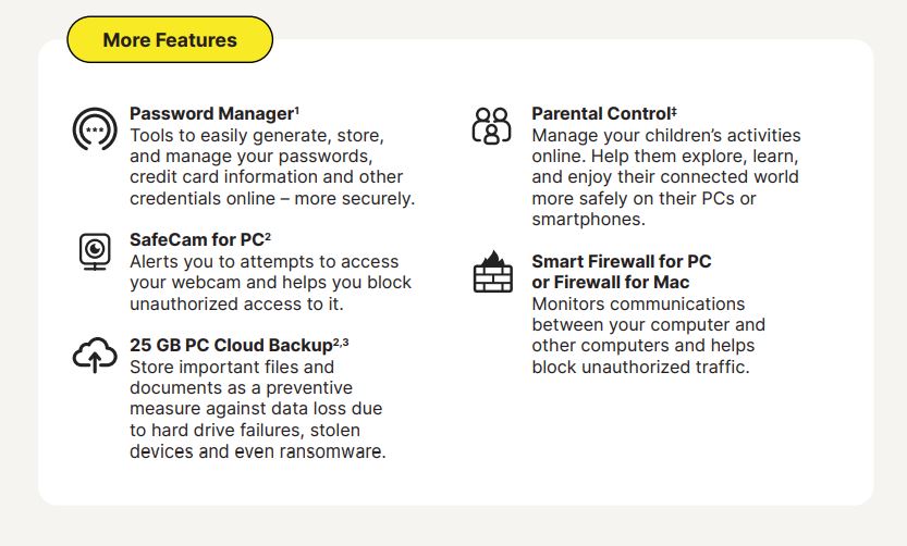 Norton 360 Deluxe 2024, Antivirus software for 3 Devices