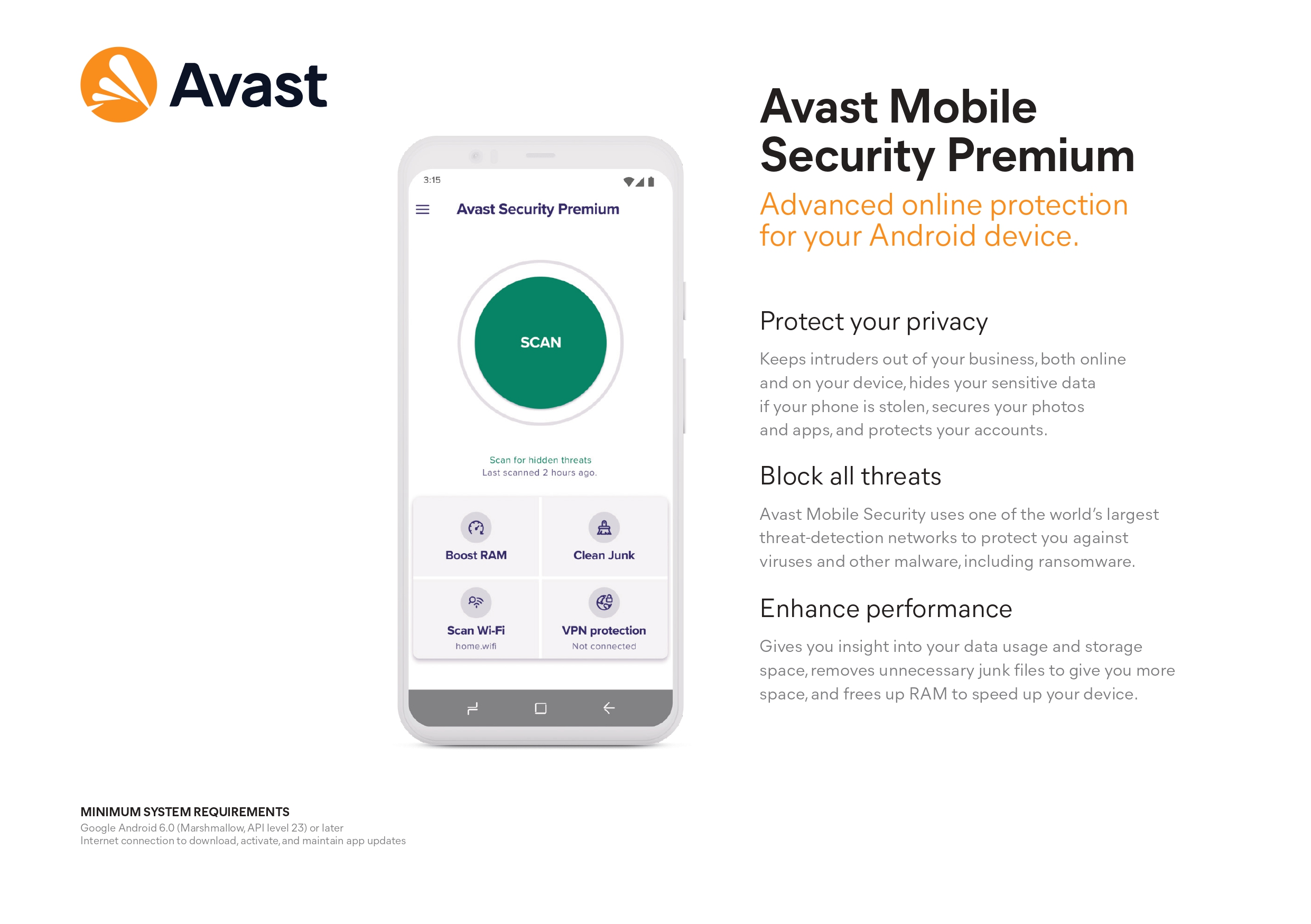 Avast Mobile Security Premium for Android